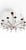 Large 12 Light Silver Plate Spoke Form Chandelier by Sciolari For Sale - Image 9 of 18