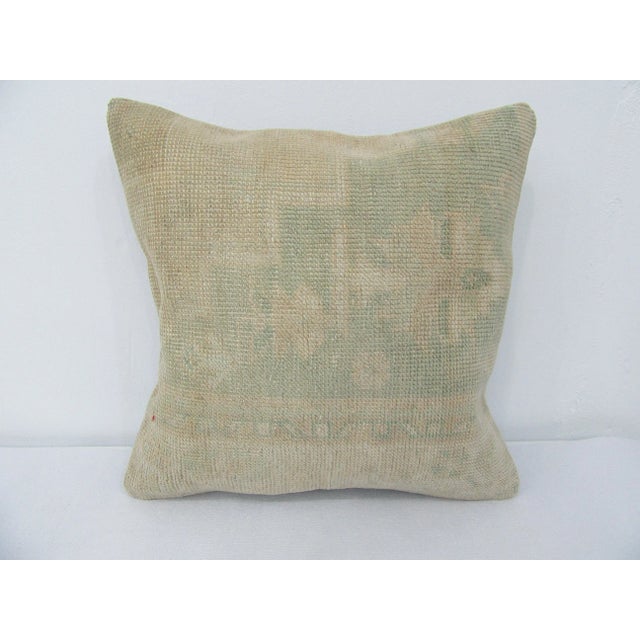 Turkish Handmade Faded Pillow Cover For Sale - Image 4 of 4