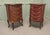 French Louis XV Style Bow Front Bedside Chests of Drawers, 1920, Set of 2 For Sale - Image 6 of 8