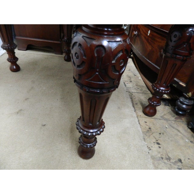 Victorian Desk Table in Mahogany For Sale - Image 16 of 18