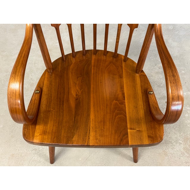 Mid-Century Modern 1960s Kipp Stewart Centennial Walnut Dining Chair For Sale - Image 3 of 6