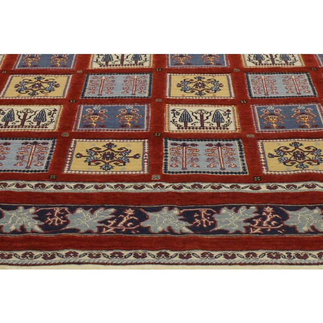 Vintage Indian Gabbeh Rug, 06'07 X 09'10 For Sale In Dallas - Image 6 of 6