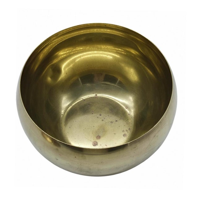 Brass Pumpkin Ice Bucket, Italy, 1970s For Sale - Image 6 of 8