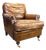 Mid-Century Modern Leather Club Chair, 1950s For Sale