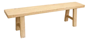 70" Long Ranch Style Wood Bench