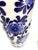 Vintage Cobalt Blue Chinese Half Vase Wall Scones For Sale - Image 10 of 13