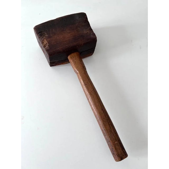 Hand Made Wooden Mallet For Sale In Los Angeles - Image 6 of 7