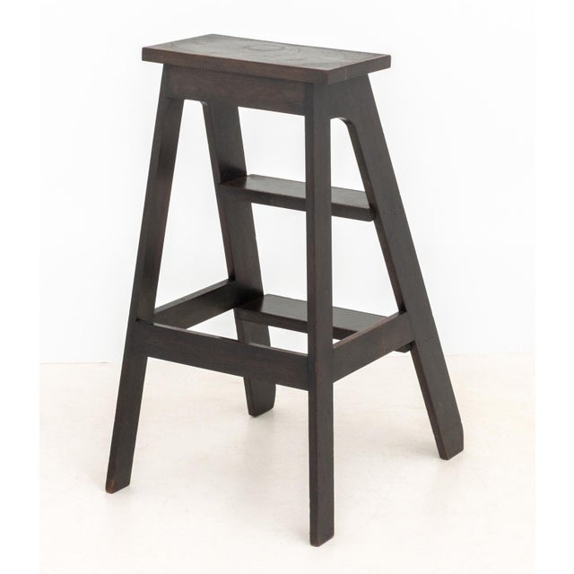 Arts and Crafts Style Library Step Ladder For Sale In New York - Image 6 of 7