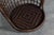 Mid-Century French Bamboo Rattan Swinging Egg Chair For Sale - Image 6 of 16