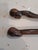 Pair of 1960's hand carved wooden shoe horns One approx. 10.5 inches long One approx. 16 inches long Like new condition...