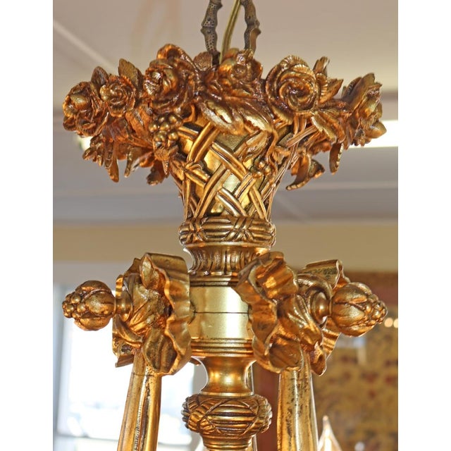 Late 19th Century French Belle Epoque Bronze Putti Cherub 9 Light Chandelier For Sale - Image 16 of 18