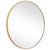 Modern Simplicity 34" Round Mirror- Gold For Sale In Chicago - Image 6 of 6