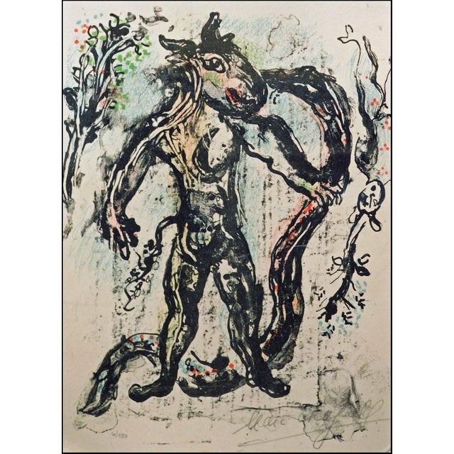 Mark Chagall "The Fairy and the Kingdom"La Feerie Et Le Royaume Lithograph For Sale - Image 9 of 9
