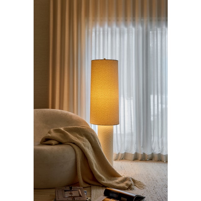 2020s Mitzi Sam 15 in. 1 Light Floor Lamp in Aged Brass Finish For Sale - Image 5 of 14