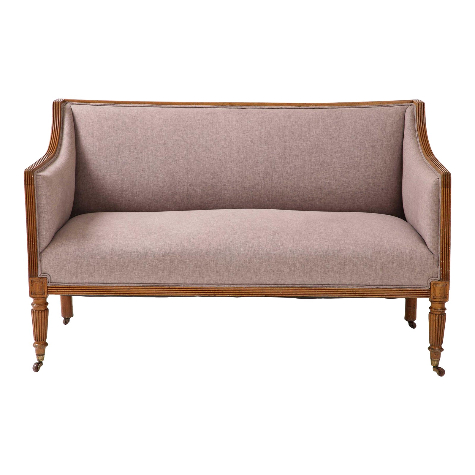 English Regency Tightback Loveseat or Settee, 1820s Chairish