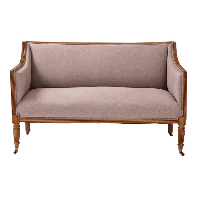 English Regency Tightback Loveseat or Settee, 1820s Chairish