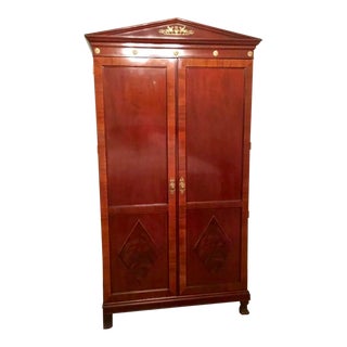 Kindel Neoclassical Armoire For Sale
