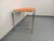 Vintage Desk in Orange Imitation Leather and Chrome, 1970s For Sale - Image 6 of 14