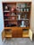 Vintage Teak 2 Piece Display Hutch For Sale In Los Angeles - Image 6 of 11