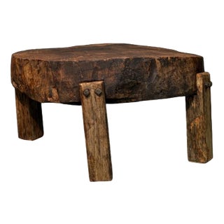 Walnut Tree Stump Table, 1900 For Sale
