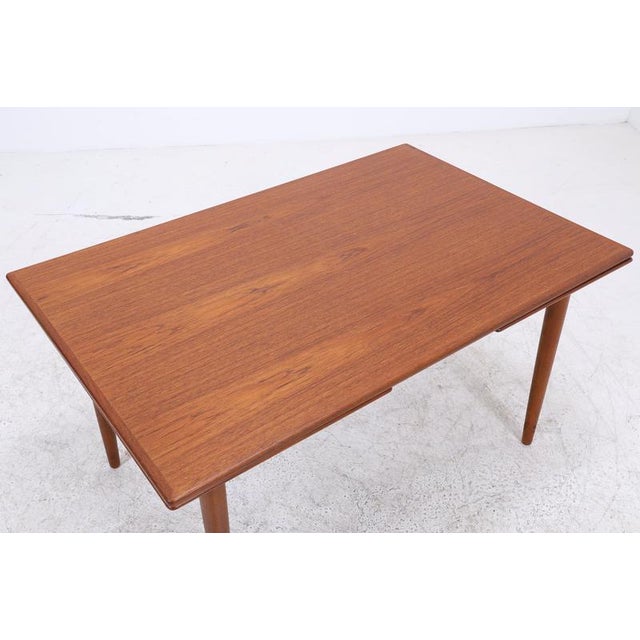 Model 54 Extendable Dining Table in Teak from Omann Jun For Sale - Image 6 of 16