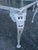 Mid-Century Modern Vintage Woodard Style (Attributed To) Wrought Iron Grapevine Glass Coffee Table For Sale - Image 3 of 7