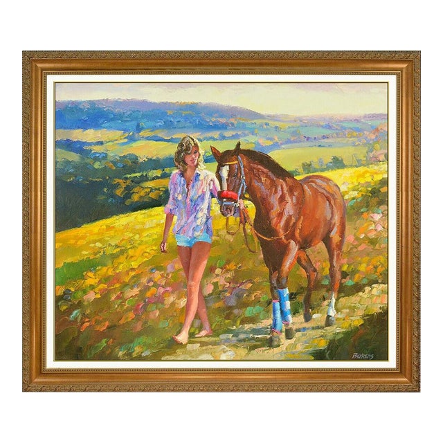 Late 20th Century Afternoon Stroll, Howard Behrens For Sale