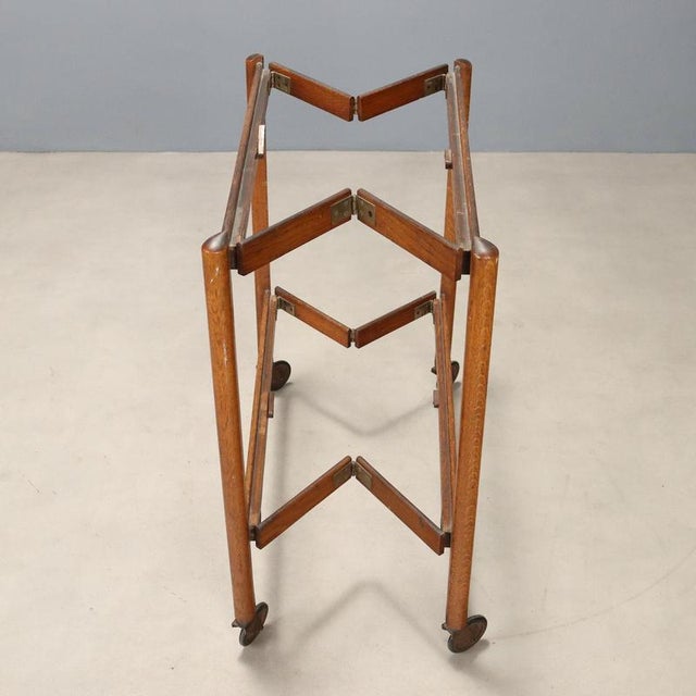 Vintage Service Trolley, 1950s For Sale - Image 3 of 10