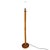 Mid-Century Modern 1950s Mid-Century Modern RestoredThree-Pole Rattan Floor Lamp W/ Mahogany Base For Sale - Image 3 of 9