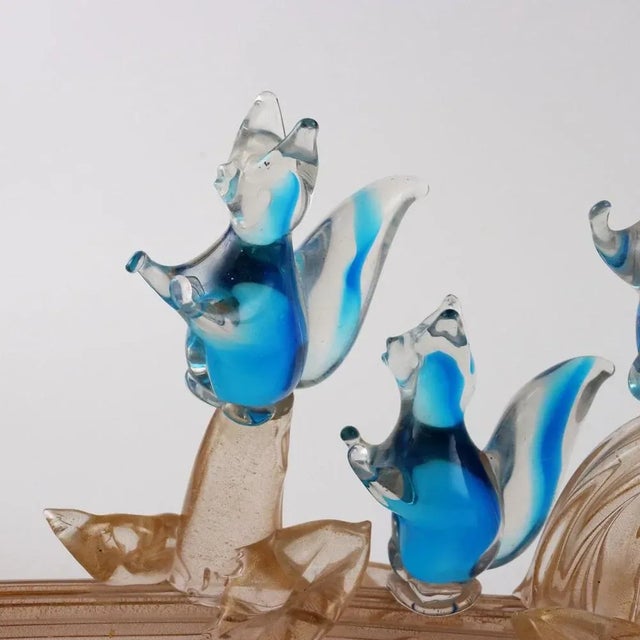 Vintage Sculpture in Murano Glass For Sale - Image 3 of 8