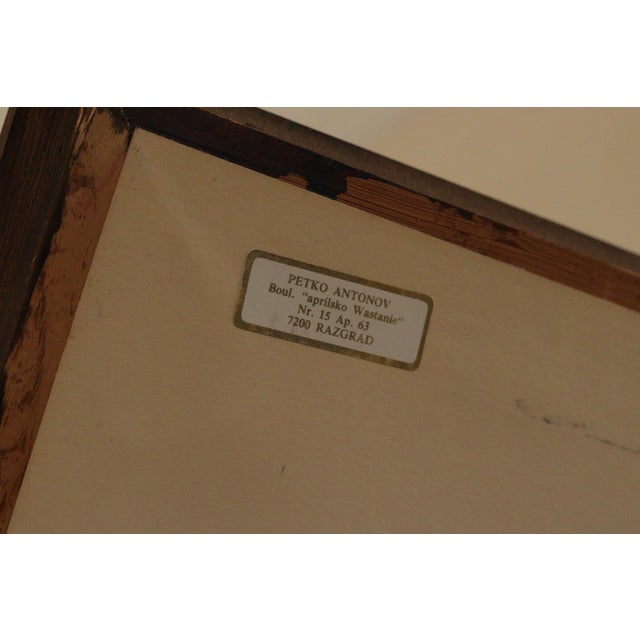 Sven Hamlet, Windmill and Tree, 1987, Oil on Panel, Framed For Sale - Image 6 of 11