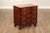 High Quality American Made Solis Cherry Wood Serpentine Oxbow Chest With Dovetailed Drawers And Brass Hardware