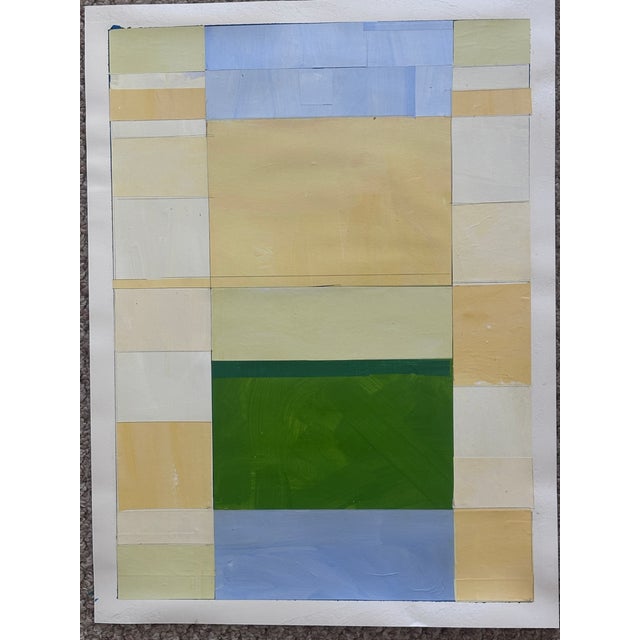 Discover the allure of contemporary art with this stunning 18x24" original collage painting, expertly crafted to bring...