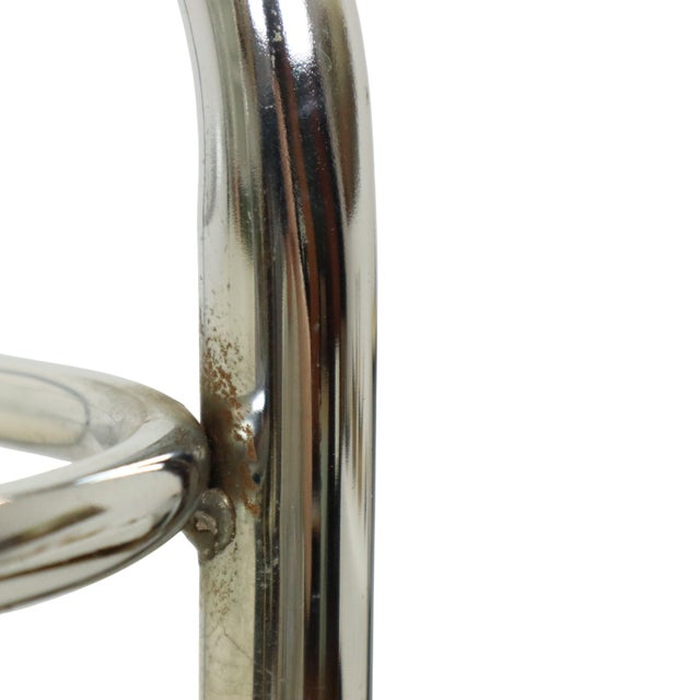 Vintage Serving Cart in Chrome, 1960s For Sale - Image 9 of 16