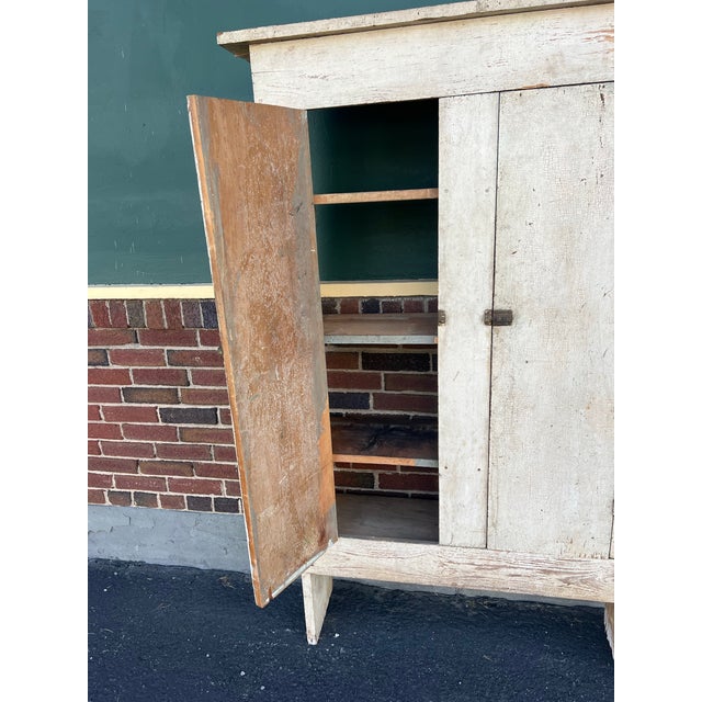 19th Century Primitive Pine Jelly Cupboard For Sale - Image 9 of 12