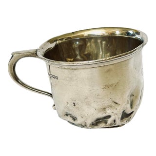 Antique 1914 Sterling Silver Child's Baby Cup, Baker & Staniforth Sheffield, 92g For Sale