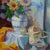 Picnic With Sunflowers Original Still Life Oil Painting by David Beynon Pena For Sale In New York - Image 6 of 6