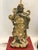Wood Vintage Tony Duquette Style Bespoke Parcel Gilt Guan Yu Table Lamp by Turtle & Crane -Newly Painted For Sale - Image 7 of 16