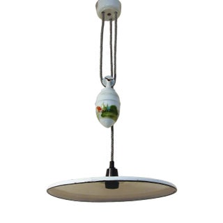 Pendant Lamp with Counterweight, 1930s For Sale