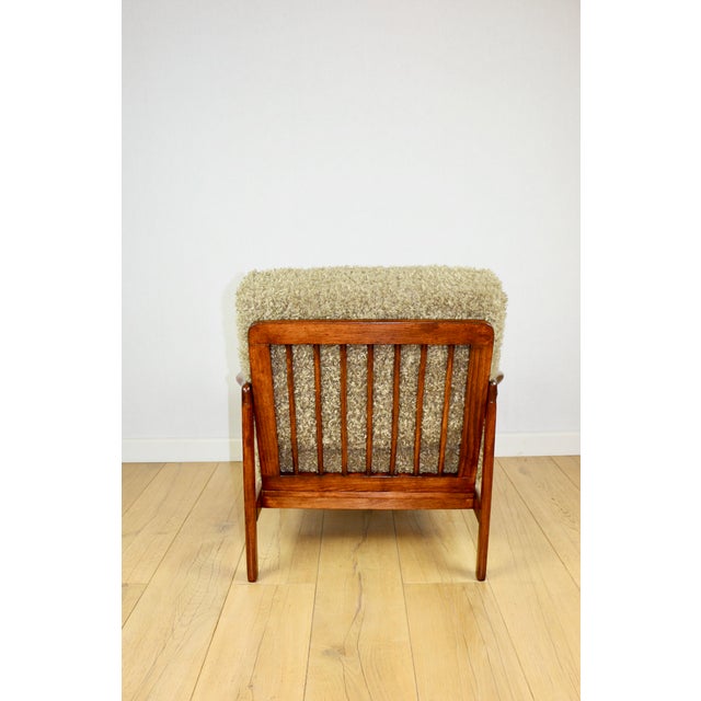 1970s Vintage Brown Lounge Chair by Z. Bączyk For Sale - Image 5 of 12