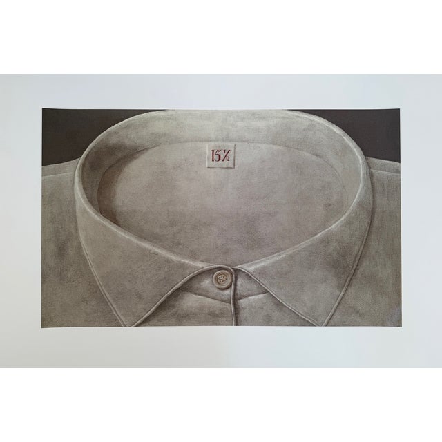 Domenico Gnoli (1933-1970), Girocollo 15 1/2, 1966, Copyright Marzia Gnoli, 1994... Printed in the Netherlands Reproduction For Sale - Image 6 of 12