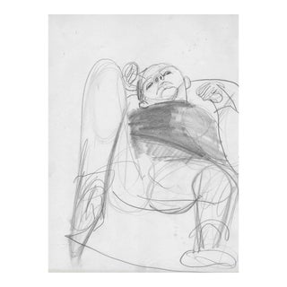 1950s Paul McCarron Reclining Figure Drawing For Sale