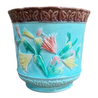 English Victorian Flowers Jardinière, Circa 1880 For Sale