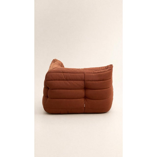 Mid-Century Modern Brown Corner Slides by Michel Ducaroy for Ligne Roset, 1990, Set of 2 For Sale - Image 3 of 7