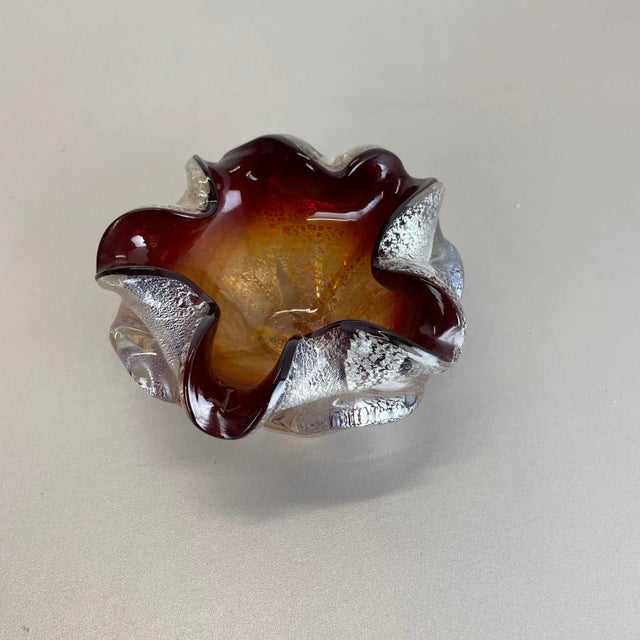 1970s Murano Glass Bowl or Ashtray from Barovier and Toso, Italy, 1970s For Sale - Image 5 of 18