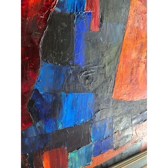 Textile Tony Agostini Modernist Still Life With Pitcher, Vase and Fruit Painting For Sale - Image 7 of 12