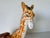 Orange Vintage Handmade and Hand-Painted Ceramic Giraffe Figurine For Sale - Image 8 of 11