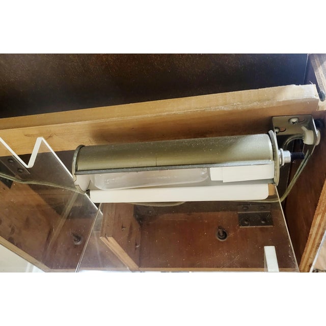 Lucite & Chrome Mid-Century Modern Bar & Pair of Barstool Chairs by Luigi Bardini For Sale - Image 13 of 18