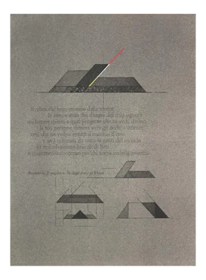 Walter Valentini, Geometric Composition, Lithograph, 1970s