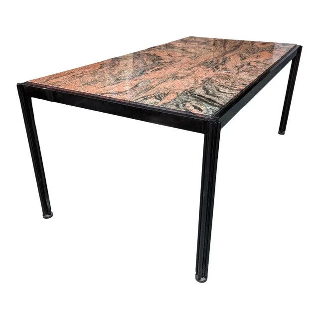 Brown Desk in Granite by George Ciancimino For Sale - Image 8 of 8